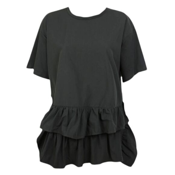 ZARA Blair Dark Grey Top Size Small - Picture 1 of 10
